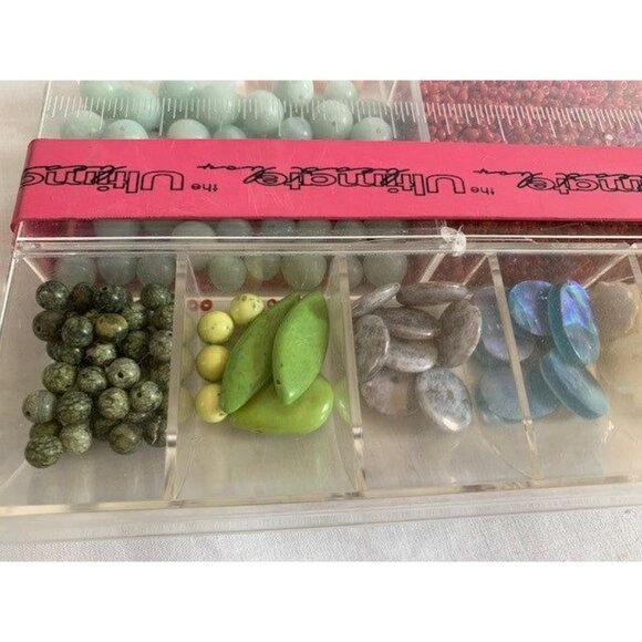 The Ultimate Bead Box for Jewelry Making Stone Glass Shells Set - Picture 4 of 5